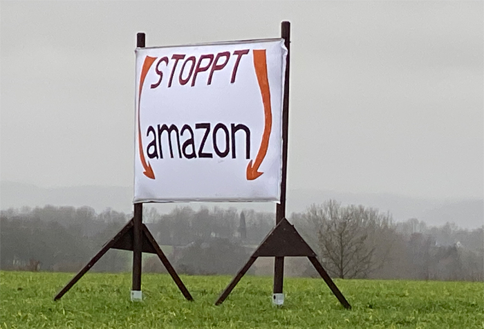 BUND ist gegen die Genehmigung und den Neubau des Amazon-Logostikzentrums